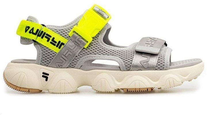 FILA Jagger Sports Sandals Grey/White/Yellow T12M024501FLR Order FILA Jagger Sports Sandals Grey/White/Yellow T12M024501FLR