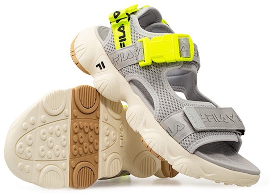FILA Jagger Sports Sandals Grey/White/Yellow T12M024501FLR Purchase FILA Jagger Sports Sandals Grey/White/Yellow T12M024501FLR