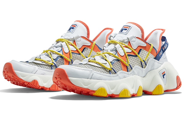 FILA Jagger Vintage Running Shoes Yellow/White/Orange 圖 3