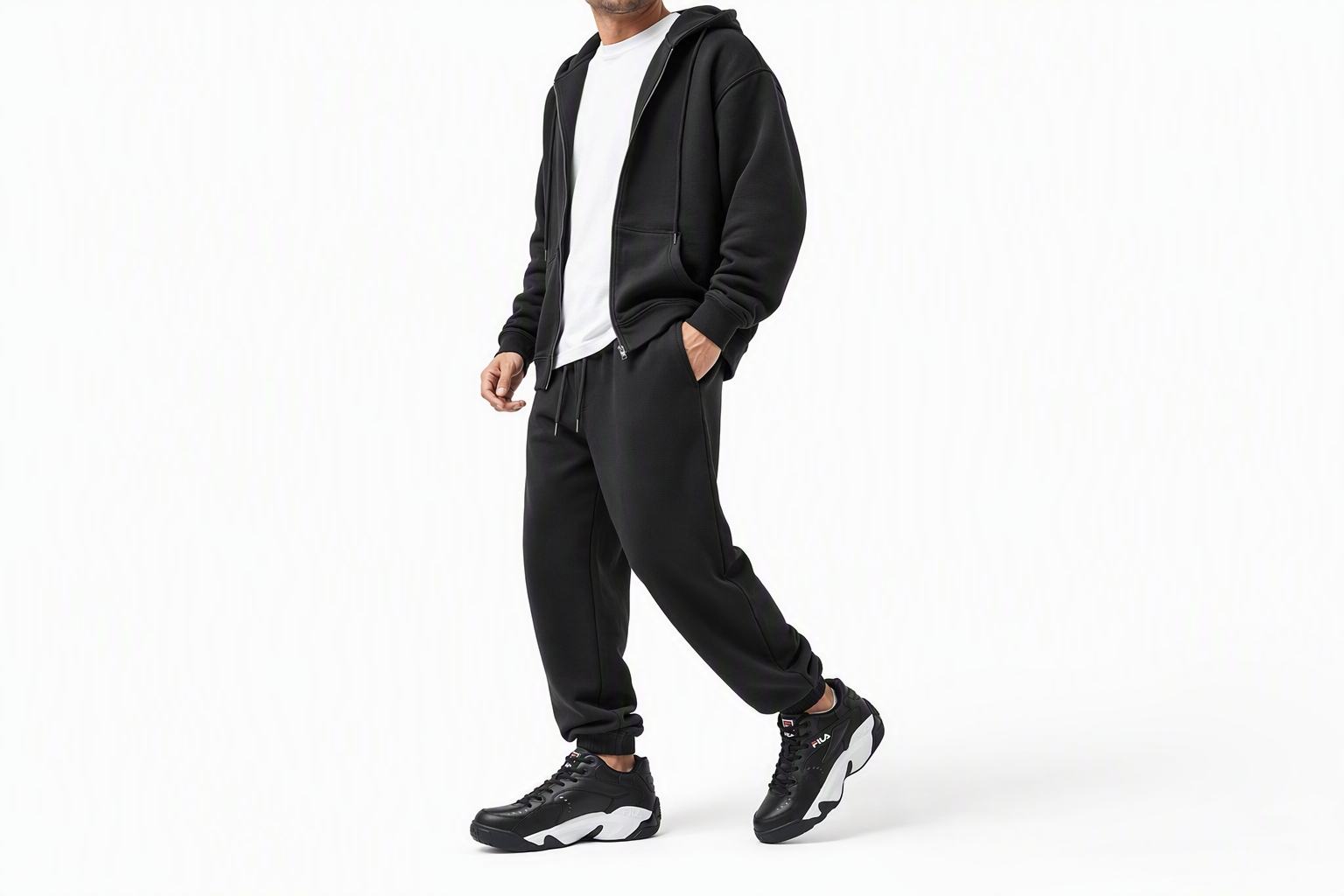 Order FILA Jamball Mid Retro BlackWhite 'Black White' F12M031217FBK