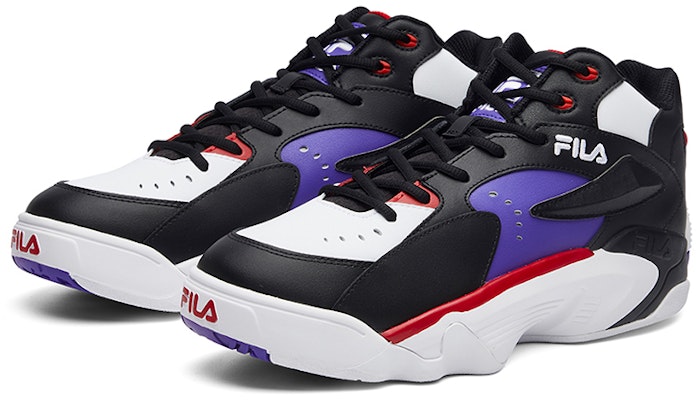 FILA Jamball Mid Sneakers 'Hitam Ungu' F12M041216FFR Lookbook FILA Jamball Mid Sneakers 'Hitam Ungu' F12M041216FFR
