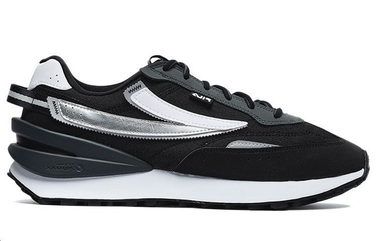 Order FILA斐樂 Jogger 3 透氣 低幫 運動休閒鞋 男款 黑銀