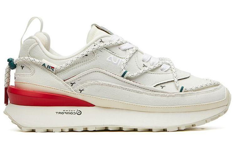 Order FILA圣诞低帮厚底慢跑鞋 灰/红/绿 T12M111116FGG