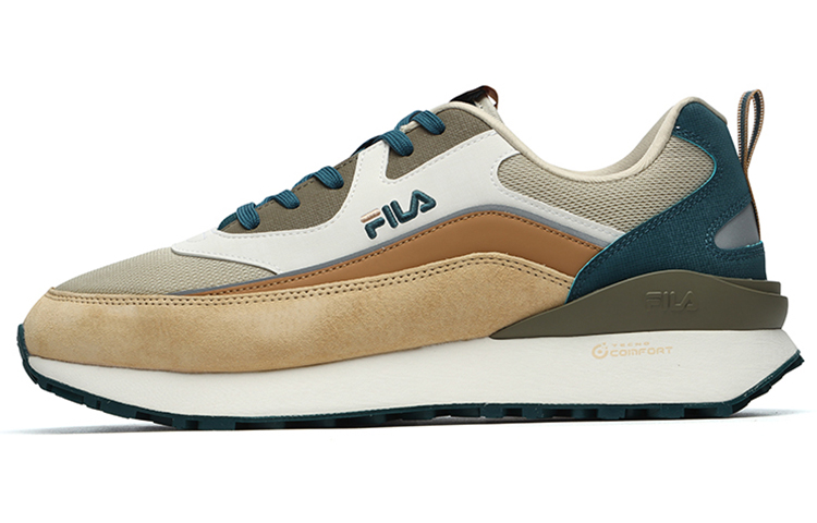 FILA Jogger Low-Top Casual Shoes Yellow/Gray/Blue F12M216127FBC