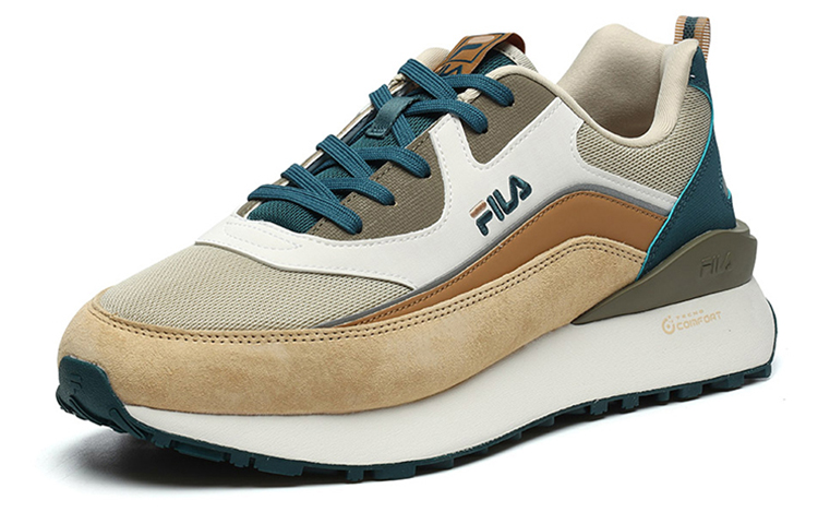 Order Scarpe Casual Basse FILA Jogger Giallo/Grigio/Blu F12M216127FBC