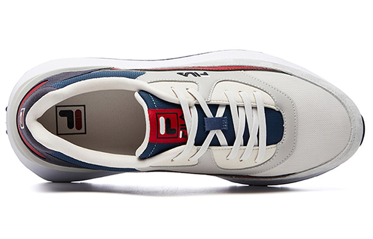 Shop FILA斐樂 Jogger 休閒復古 低筒 跑步鞋 男款 樸色