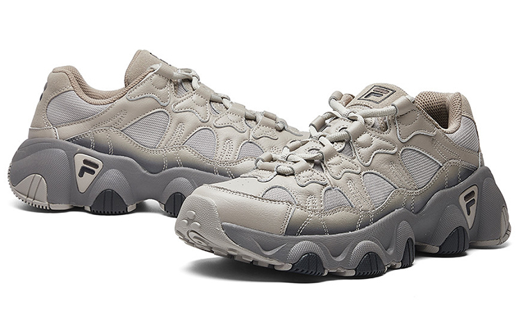 Shop FILA斐樂 Jogger 低筒 跑步鞋 男款 麻繩棕