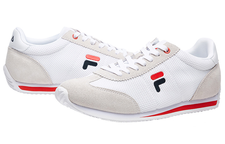 Shop FILA斐樂 Jogger OG 低筒 跑步鞋 男款 白