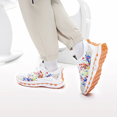 FILA KMシューズ 白マルチ (FILA KM shu-zu shiro maruchi) F12M233113FWC 2