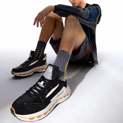 FILA KMシューズ ブラック/ホワイト F12M233113FBG Details for FILA KMシューズ ブラック/ホワイト F12M233113FBG