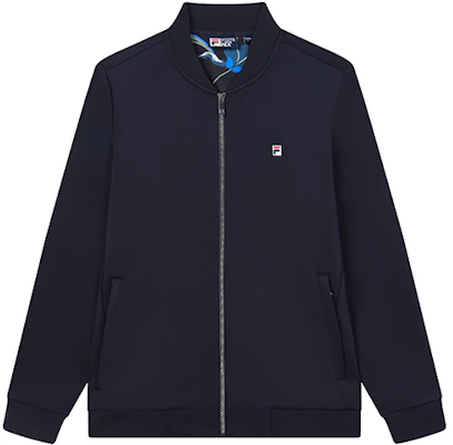 FILA Knit Baseball Collar Jacket Biru Legendary - Gaya Fashion Musim Gugur F51M338508FNV Order FILA Knit Baseball Collar Jacket Biru Legendary - Gaya Fashion Musim Gugur F51M338508FNV