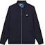 Order FILA Knit Baseball Collar Jacket Biru Legendary - Gaya Fashion Musim Gugur F51M338508FNV
