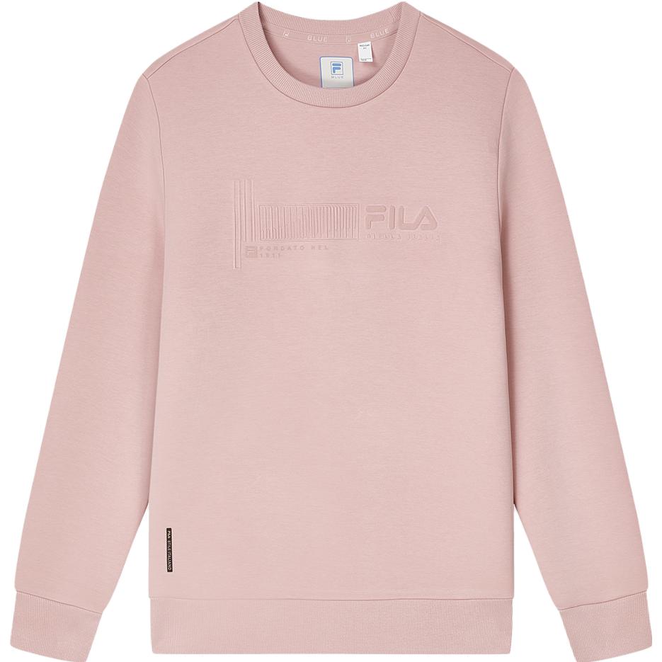 FILA Knit Crewneck Sweatshirt Antibacterial Slim Fit - Agar Pink F11M342203F-PK