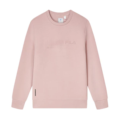 FILA Knit Crewneck Sweatshirt Antibacterial Slim Fit - Agar Pink F11M342203F-PK