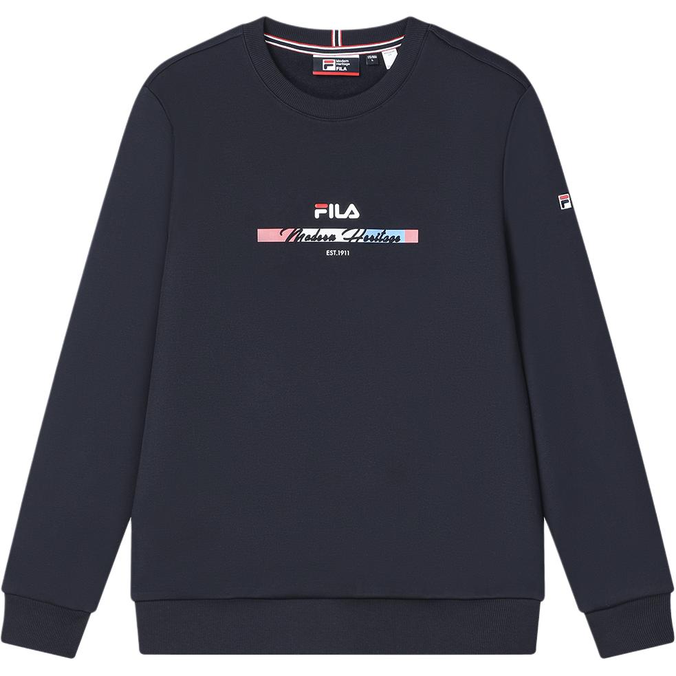 FILA Knit Pullover Sweatshirt - Business Casual in Legendary Blue F11M411214F-NV