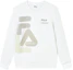 Buy FILA 針織字母Logo印花上衣 - 雲蘑菇白 F11M319214F-WT