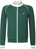 Order FILA Knitted Tennis Jacket in Basil Green with Stand Collar A11M413503F-GN