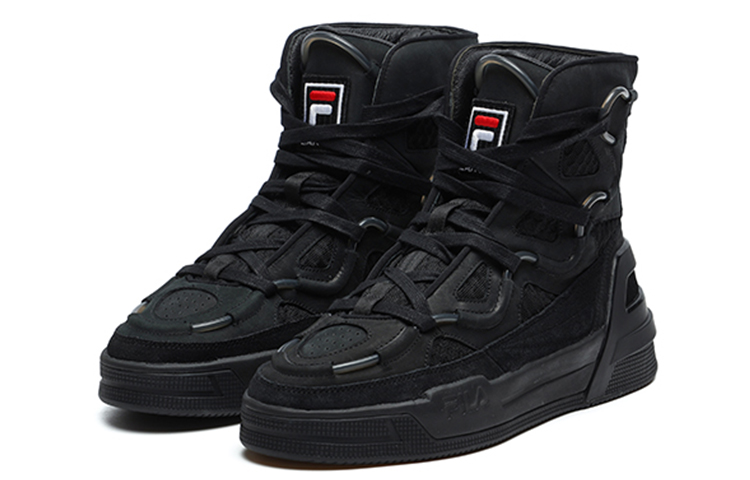 FILA Lanvin High-Top Sneaker 'Velvet Black' 圖 3