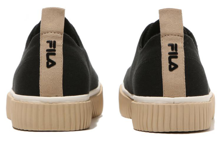 FILA Layer Low Top Stylish Casual Skate Shoes Unisex Black Korean Version 'Black Cream' 圖 4
