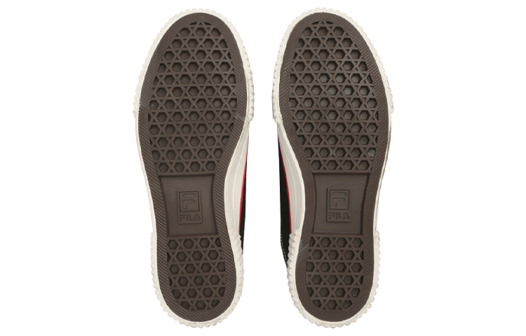 Shop FILA レジャーローファー 黒/白 1XM01006_978