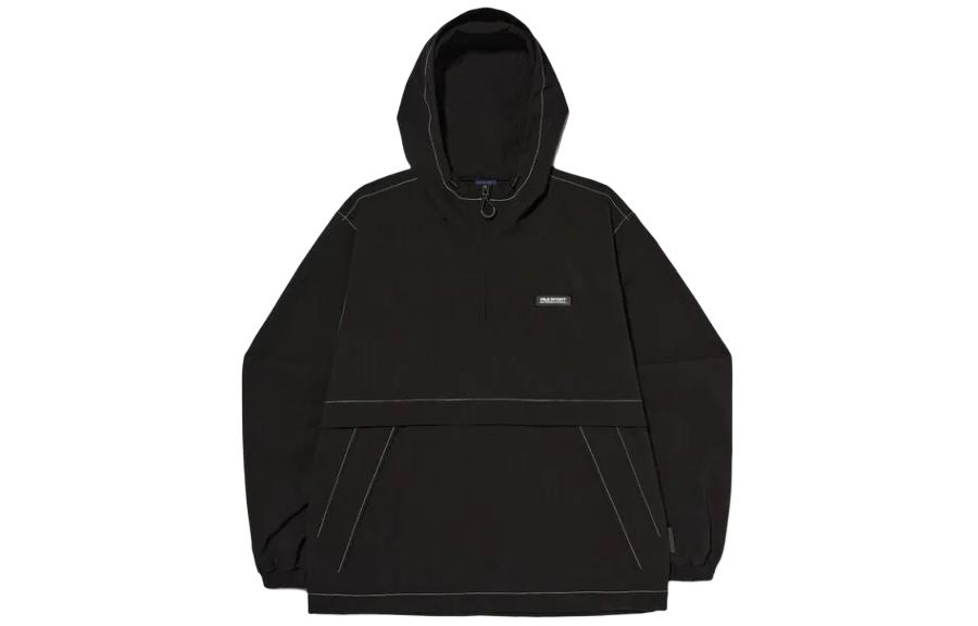 FILA Letter Graphic Hoodie Jacket Unisex - Black FS2JKG1131X-BLK