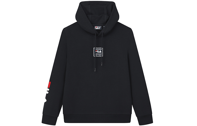 FILA Letter Logo Hoodie in Legendary Blue Casual Sportswear F51M148207FNV