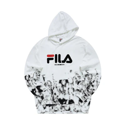 FILA Letter Logo Print Hoodie White T11M145203F-WT
