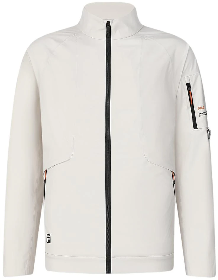 fila-letter-print-high-collar-sports-woven-jacket-khaki-beige-a11-m417709-f-bg