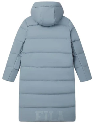FILA 字母印花长款防风羽绒服 男女同款 - 空灵灰色 F51U349902F-DY Lookbook FILA 字母印花长款防风羽绒服 男女同款 - 空灵灰色 F51U349902F-DY