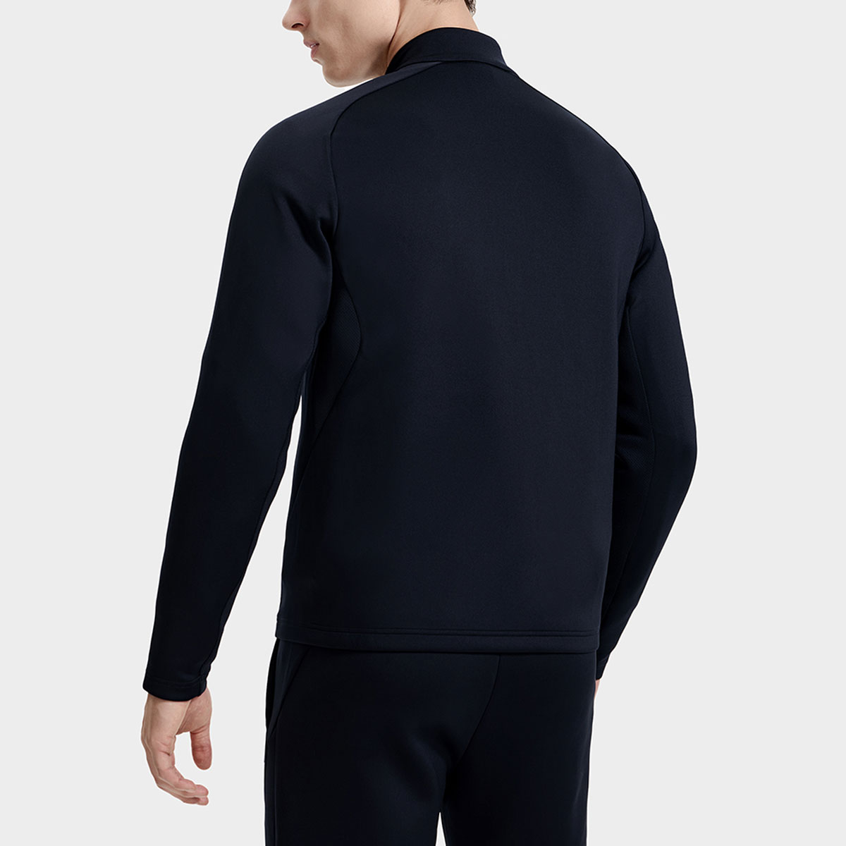 FILA Letter Print Tennis Knit Jacket with Stand Collar A11M313501FNV 圖 6