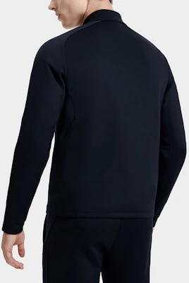 FILA Letter Print Tennis Knit Jacket with Stand Collar A11M313501FNV Details for FILA Letter Print Tennis Knit Jacket with Stand Collar A11M313501FNV