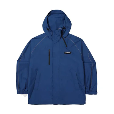 FILA Letter Print Zip-Up Hoodie Jacket Unisex Blue FS2JKF4134XDBU