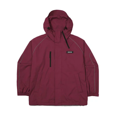 FILA Letter Print Zip-Up Hoodie Jacket Unisex in Dark Chestnut FS2JKF4134X-DPM