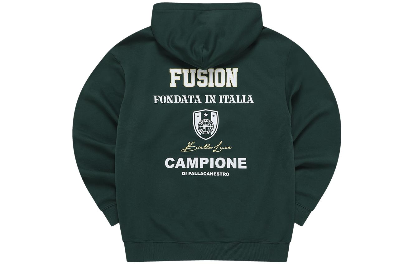 FILA Letter Printed Sweatshirt in Field Green - Trendy College Style T11M335205F-DG
