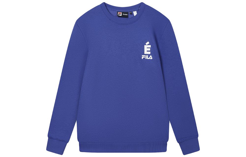 FILA Letter Pullover Sweatshirt Italian Blue F11M346206F-BU