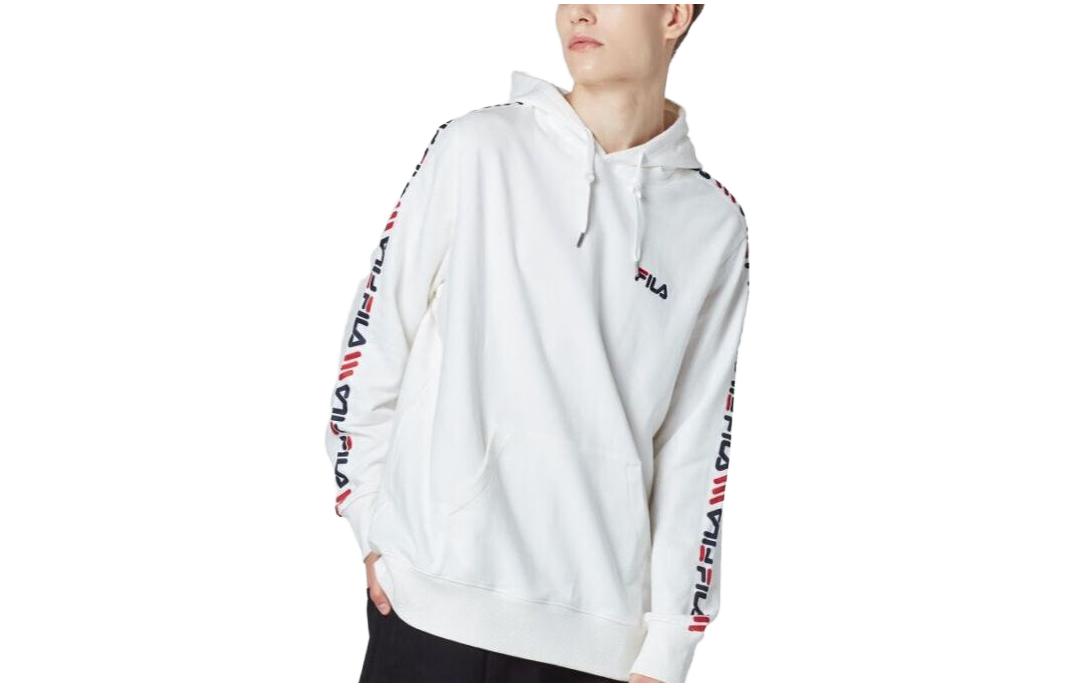 FILA Letter Pullover Sweatshirt Unisex White FS2POC3120X-OWH