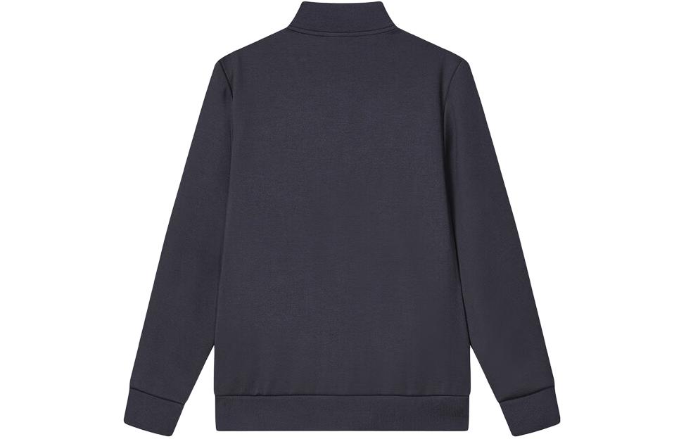 Lookbook FILA Jaket Baseball Resleting Letter Legendary Blue Lengan Panjang Outerwear F11M411501F-NV