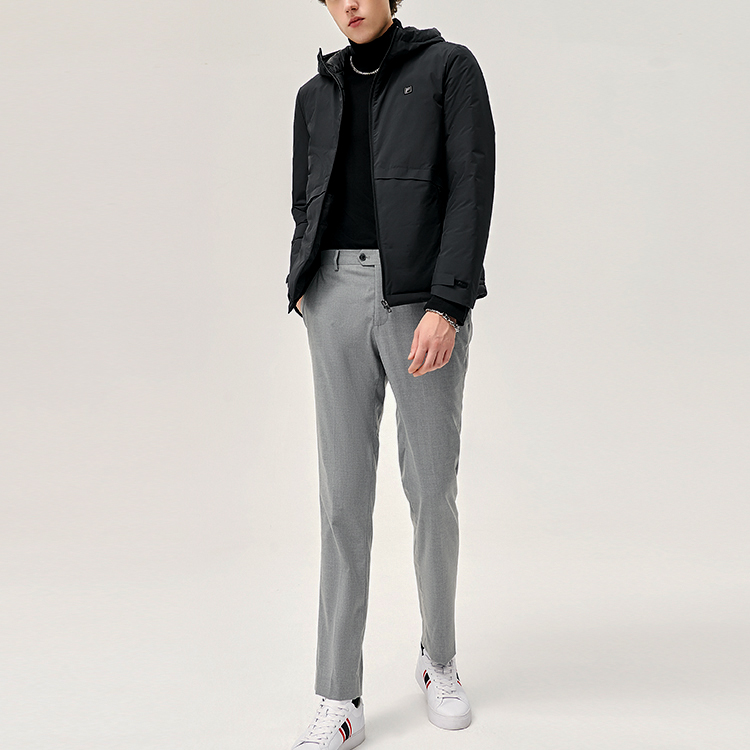 FILA Lightweight Black Down Jacket Winter Hoodie Thermal Coat F11M147918FBK 圖 4