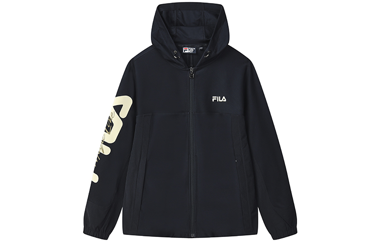 FILA Lightweight Breathable Legend Blue Logo Hoodie Jacket F11M138501F-NV