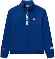 FILA Lightweight Breathable Letter Jacket in Deep Space Blue F51M138599FDB FILA Lightweight Breathable Letter Jacket in Deep Space Blue F51M138599FDB