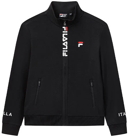 fila-lightweight-breathable-letter-stand-collar-jacket-black-f51-m138599-fbk