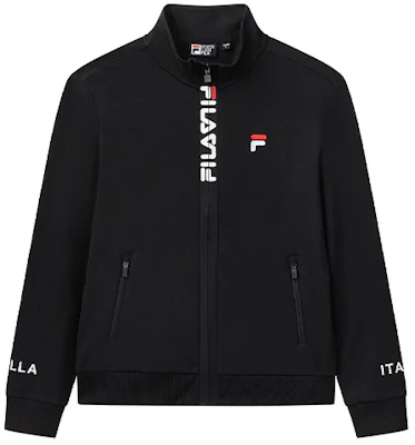 FILA轻便透气字母立领夹克-黑色 F51M138599FBK Buy FILA轻便透气字母立领夹克-黑色 F51M138599FBK