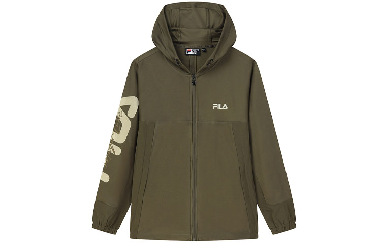 FILA Lightweight Breathable Logo Jacket - Army Green F11M138501F-KK