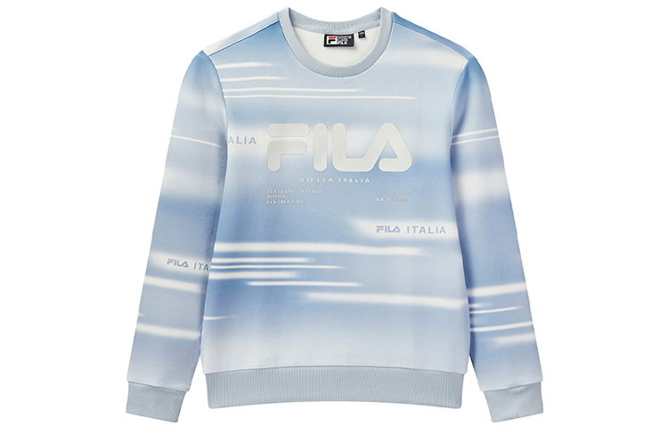 FILA Lightweight Casual Crewneck Sweatshirt Zen Blue F11M048238F-LB