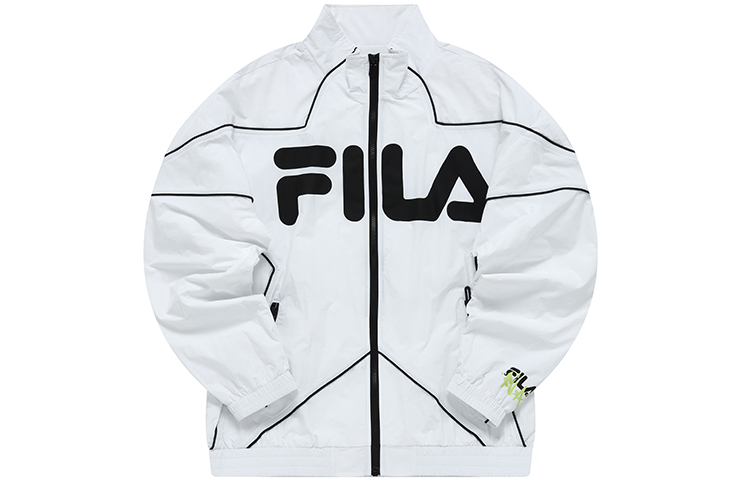 FILA Lightweight Casual Woven Jacket Standard White T11M225703F-WT