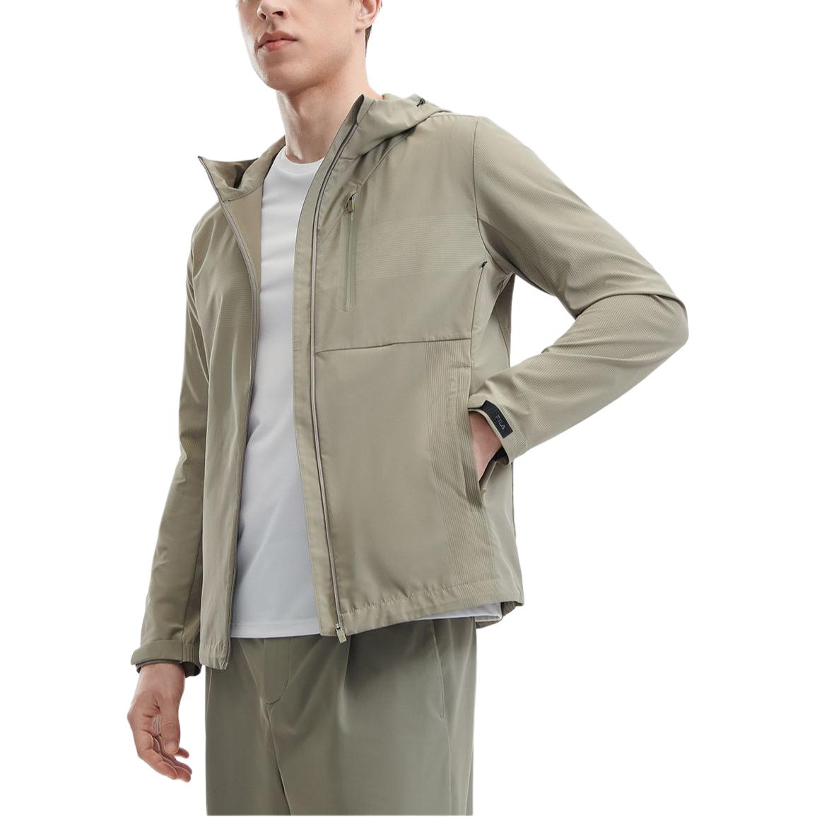 FILA Lightweight Hooded Jacket with Multiple Pockets - Grey Khaki F11M422706F-GY 圖 6