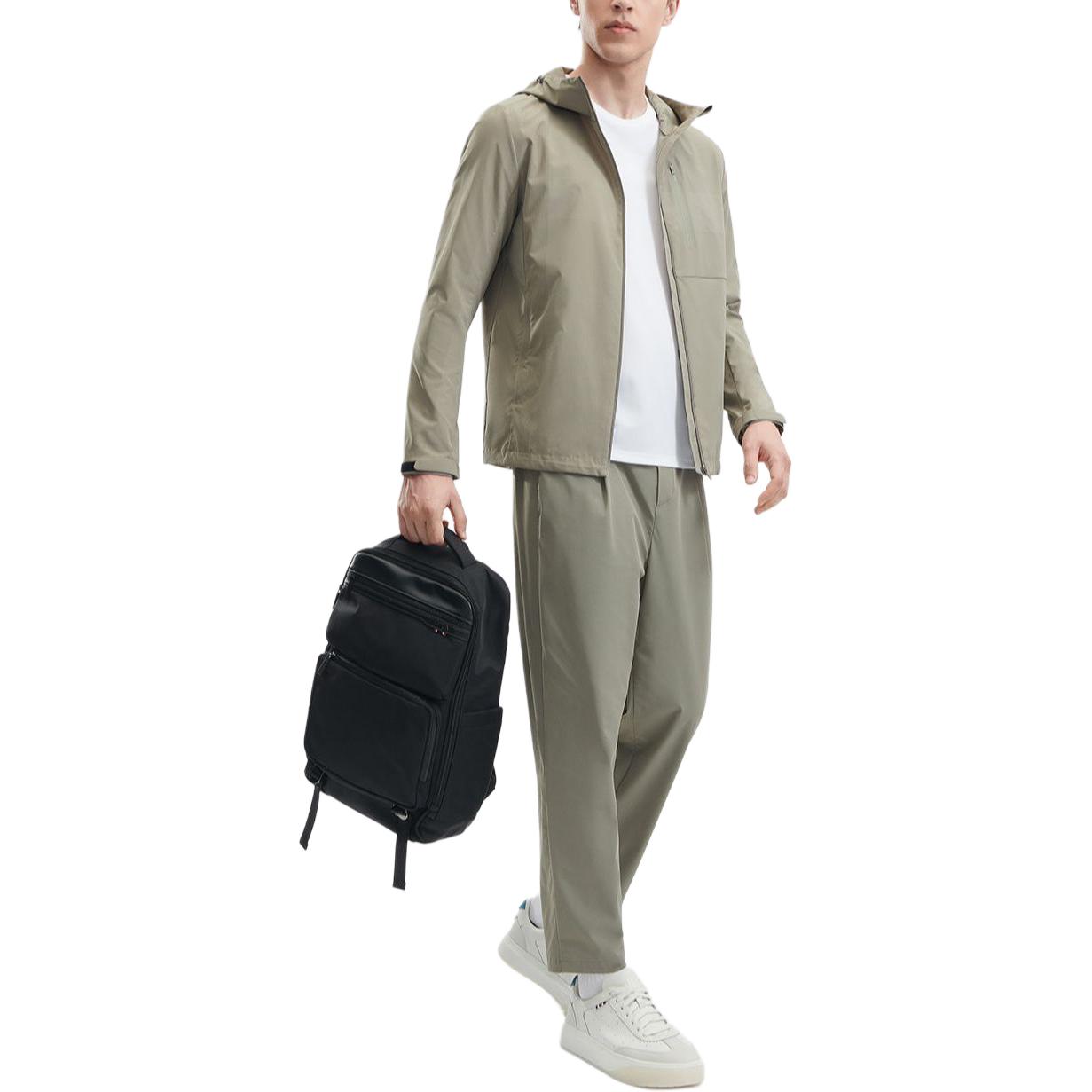 FILA Lightweight Hooded Jacket with Multiple Pockets - Grey Khaki F11M422706F-GY 圖 7