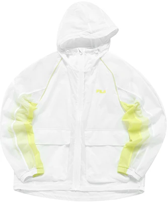 FILA Lightweight Hooded Windbreaker Jacket - Classic White T11M221704FWT Buy FILA Lightweight Hooded Windbreaker Jacket - Classic White T11M221704FWT