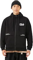 Purchase FILA Lightweight Knit Jacket with Logo Print in Black F11M229501FBK