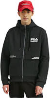 Details for FILA Lightweight Knit Jacket with Logo Print in Black F11M229501FBK
